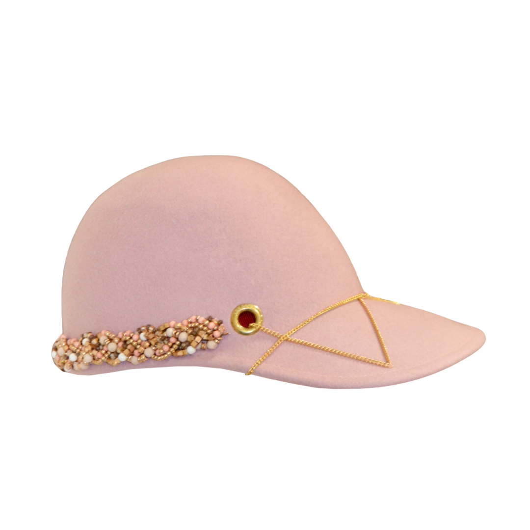 casquette rose feutre