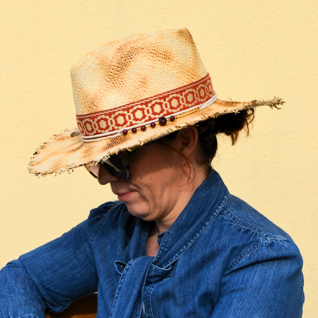 chapeau haut de gamme en paille