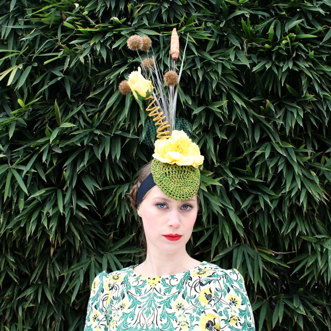 chapeau ceremonie vert
